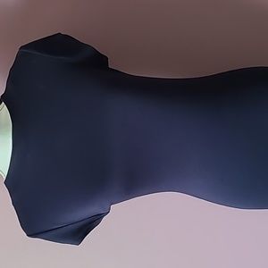 Joe & Elle bodycon navy tee midi dress